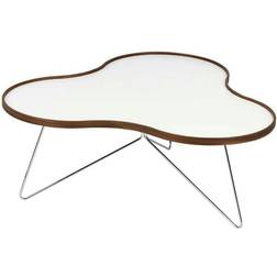 Swedese Flower 45 Walnut/White/Chrome Soffbord 84x90cm
