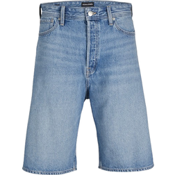 Jack & Jones Ron Original Extra Baggy Fit Denim Shorts - Blue/Blue Denim
