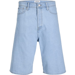 Jack & Jones Ron Original Extra Baggy Fit Denim Shorts - Light Blue