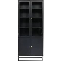 Venture Design Bakal Black Vitrinskåp 80x190cm