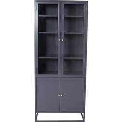 Venture Design Bakal Dark Grey Vitrinskåp 80x190cm