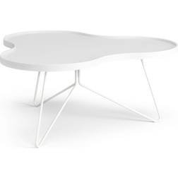 Swedese Flower 39 White Lacquered Ash Coffee Table 84x90cm