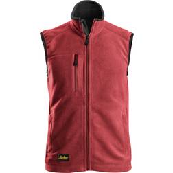 Snickers AllroundWork Polartec Fleece Vest - Chilli Red/Black