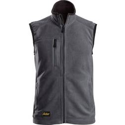 Snickers AllroundWork Polartec Fleece Vest - Steel Grey/Black