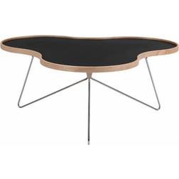Swedese Flower 45 Black/Oak/Chrome Sofabord 84x90cm