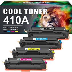Cool Toner Compatible Cartridge Replacement HP 410A 410X CF410A Color Laserjet Pro M477fdw M477fdn M452nw M452dn M477fnw