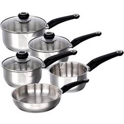Gr8 Home Stainless Steel Induction 8 Pcs Cookware Set