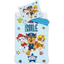 Licens Paw Patrol Juniorsengetøj Always Brave Vendbart Design 100x140cm