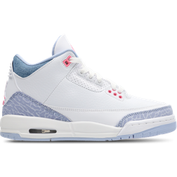 Nike Air Jordan 3 Retro GS - White/Cobalt Bliss/Football Grey/Pink Glow
