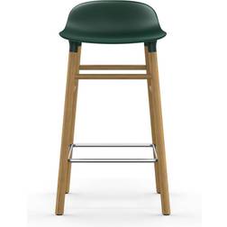 Normann Copenhagen Form Green/Oak Bar Stool 77cm