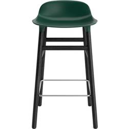 Normann Copenhagen Form Green/Black Oak Barstol 77cm