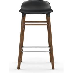 Normann Copenhagen Form Black/Walnut Bar Stool 77cm