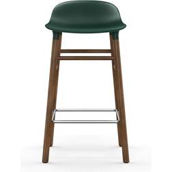 Normann Copenhagen Form Green/Walnut Barstol 77cm