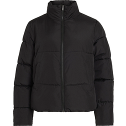 Vila Tate L/S Short Puffer Jacket - Black