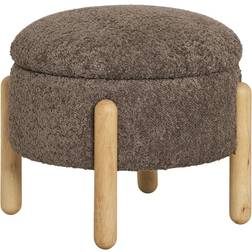 House Nordic Medas Brown Pouffe 36cm