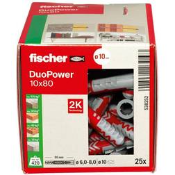 Fischer Duopower 538252 10x80mm 25stk