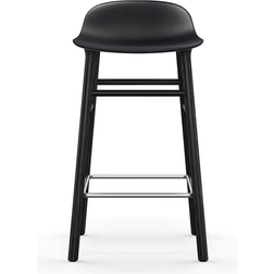 Normann Copenhagen Form Black/Black Oak Barstol 77cm