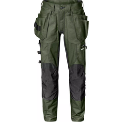 Fristads 2604 FASG Craftsman Stretch Trousers - Army Green/Black