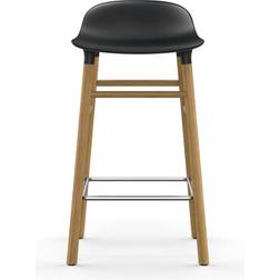 Normann Copenhagen Form Black/Oak Barstol 77cm