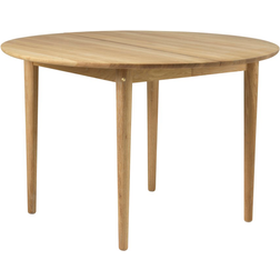 FDB Møbler C62E Oak Nature/Nature Spisebord 115cm