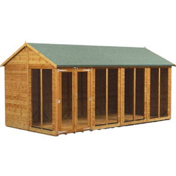power 168PASH Apex Summerhouse 16'x8' (Building Area )
