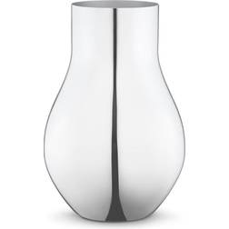 Georg Jensen Cafu Medium Mirror Polished Stainless Steel Vase 30cm