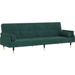 vidaXL 351859 Green Sofa 216cm 3-Sitzer