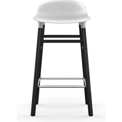 Normann Copenhagen Form White/Black Oak Barstol 77cm