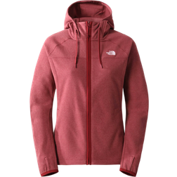 The North Face Women's Homesafe Full Zip Fleece Hoodie - Cordovan/Wild Ginger