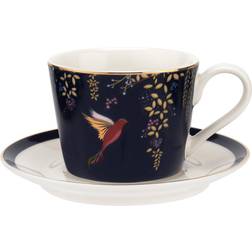 Portmeirion Sara Miller Chelsea Navy Tea Cup 20cl 2pcs