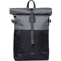 Sandqvist Icon Rolltop Backpack M - Multi Dark/Ice Blue