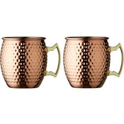 Lyngby Moscow Mule Hammered Copper Krus 55cl 2stk