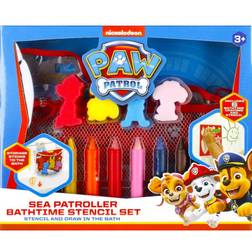 Nickelodeon Paw Patrol Sea Patroller Bathtime Stencil Set