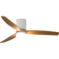 Create Wind Calm Silent 40W Ø132cm With Light White/Light Wood Look