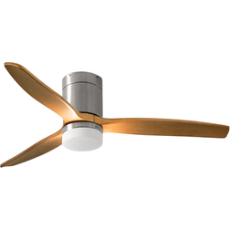 Create Wind Calm Silent 40W Ø132cm With Light Nickel/Light Wood Look