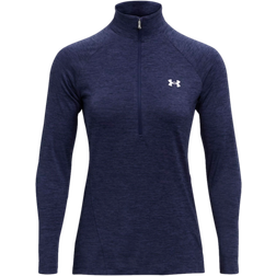 Under Armour Tech Twist 1/2 Zip Top Women - Midnight Navy/Cadet/Metallic Sil