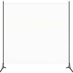vidaXL 320735 White Room Divider 175x180cm