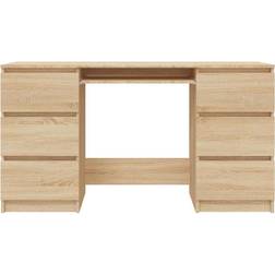 vidaXL 800813 Sonoma Oak Skrivbord 50x140cm