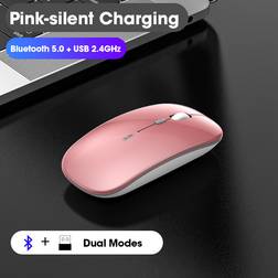 Maxpower Pink Bluetooth Wireless Ergonomic Mouse