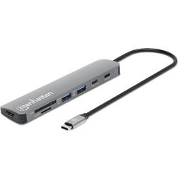 Manhattan USB-C PD to HDMI 7-in-1 4K Dockingstation