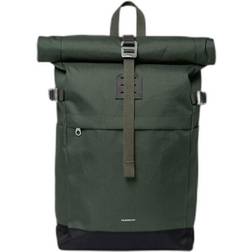 Sandqvist Icon Rolltop Backpack Ryggsäck Unisex - Grön