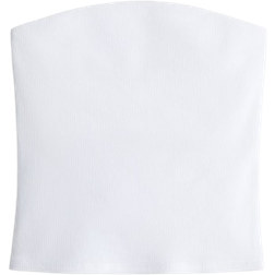 H&M Ribbed Tube Top - White