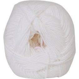 Hjertegarn Lana Cotton 212 Hvid (Shade 1090) 212m