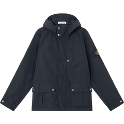 Stone Island 4100006 Micro Twill Soft Hooded Jacket - Navy Blue