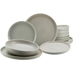Creatable Uno Gray Dinner Set 12pcs