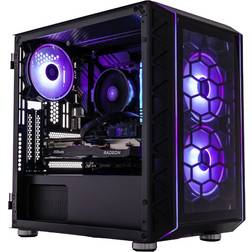 Overclockers Gaming Kestrel Micro-ATX Gaming PC - AMD Ryzen 5 5500, Radeon RX 7600 Gaming PC