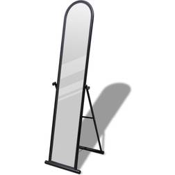 vidaXL Full Length Black Golvspegel 38x152cm