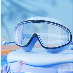 Shein Anti-Fog HD Large Frame Swimming Goggles - Dark Blue