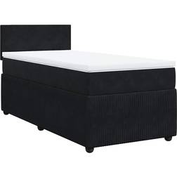 vidaXL 3289934 Black Kontinentalsäng 90x200cm