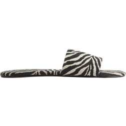 H&M Sandals - Black/Zebra Print